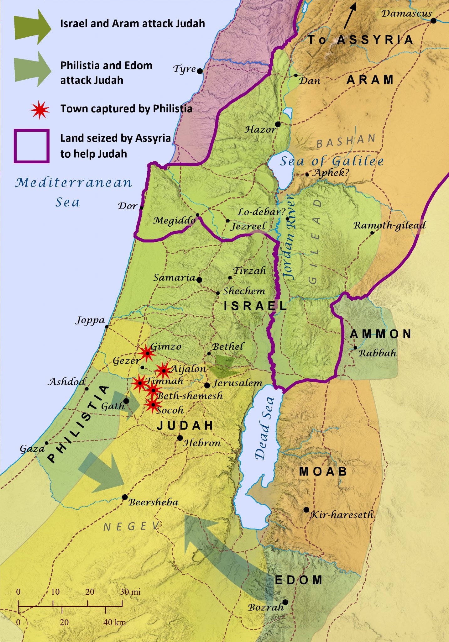 map-israel-and-judah-best-map-of-middle-earth