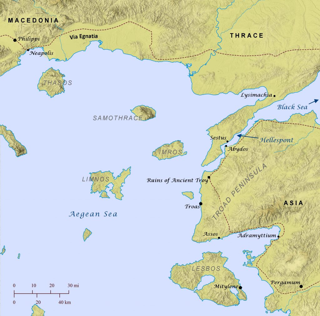 Map Of Ancient Troy Map Of Ancient Greece SKLQOM