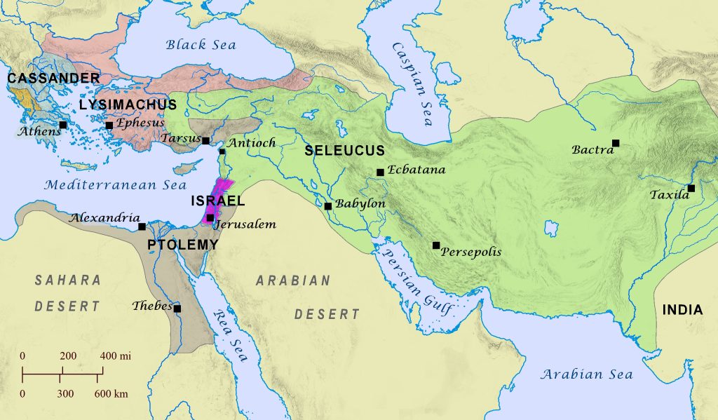 The Domains of the Early Diadochi, circa 301 B.C.